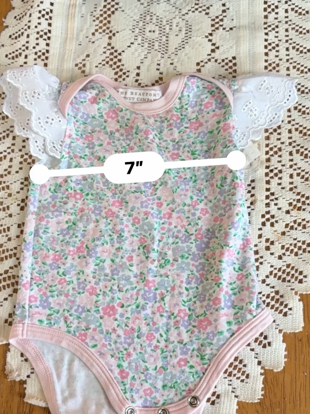 The Beaufort Bonnet Company Mint, Lavender & Floral Baby Onesie Set